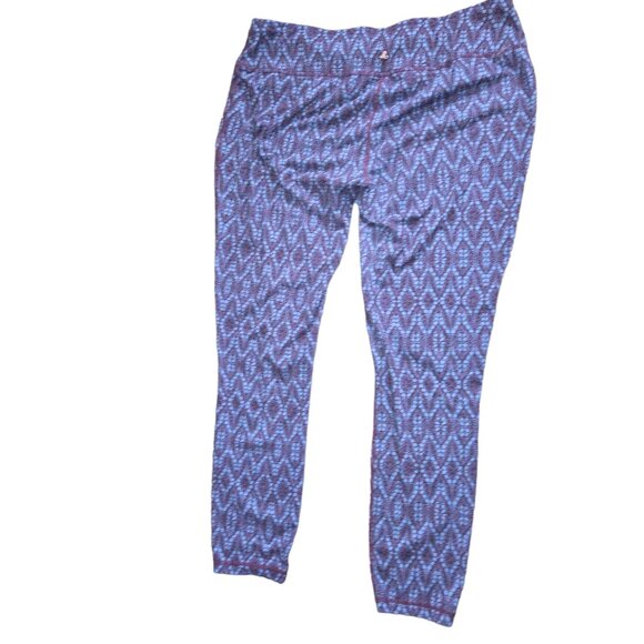 Prana Leggings Size XL Colorful Purple Print - Picture 5 of 6